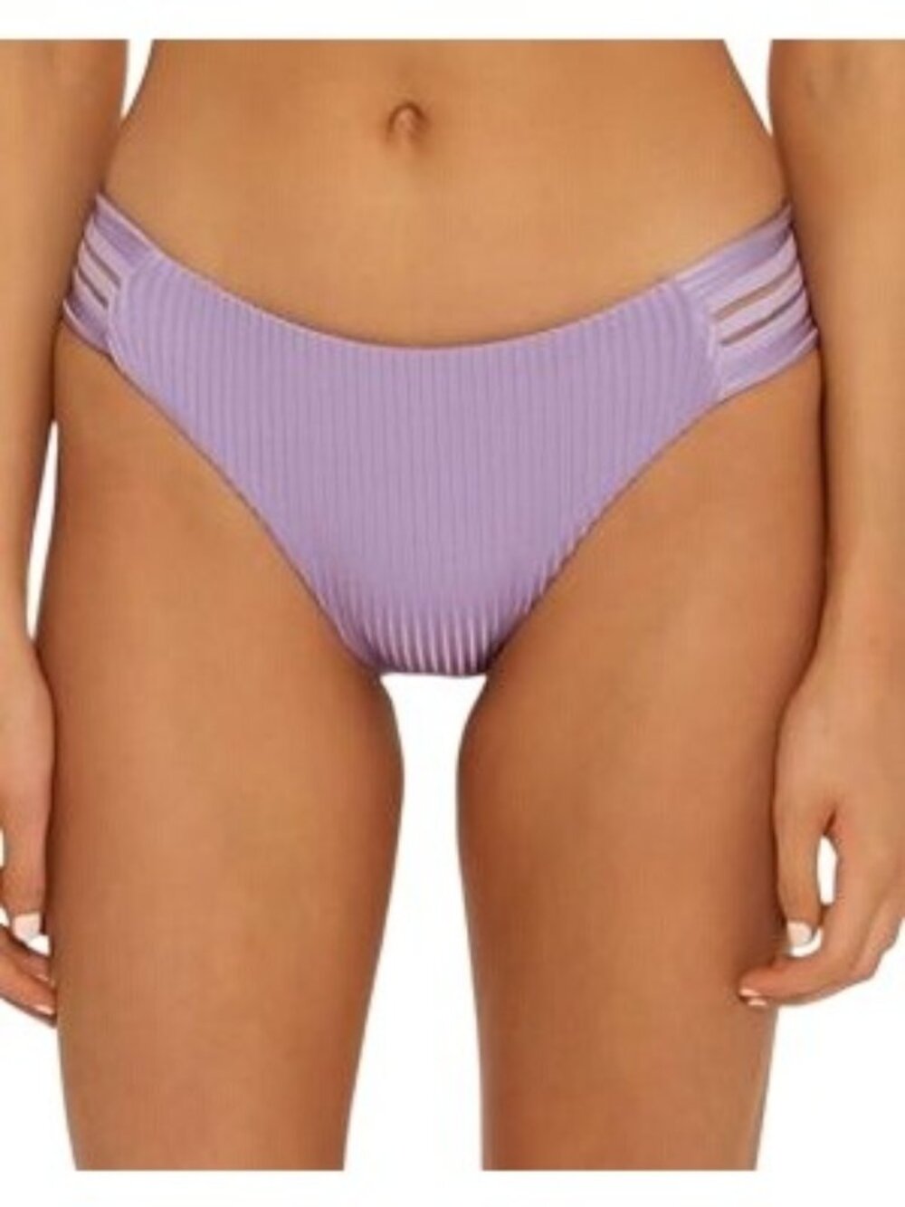NWT Isabella Rose Queensland Maui Hipster Bikini Bottom Purple Womens Size Small